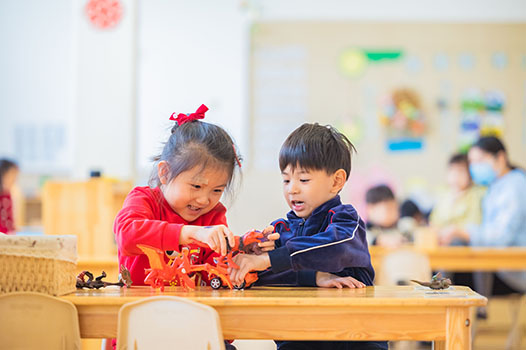 Child painting